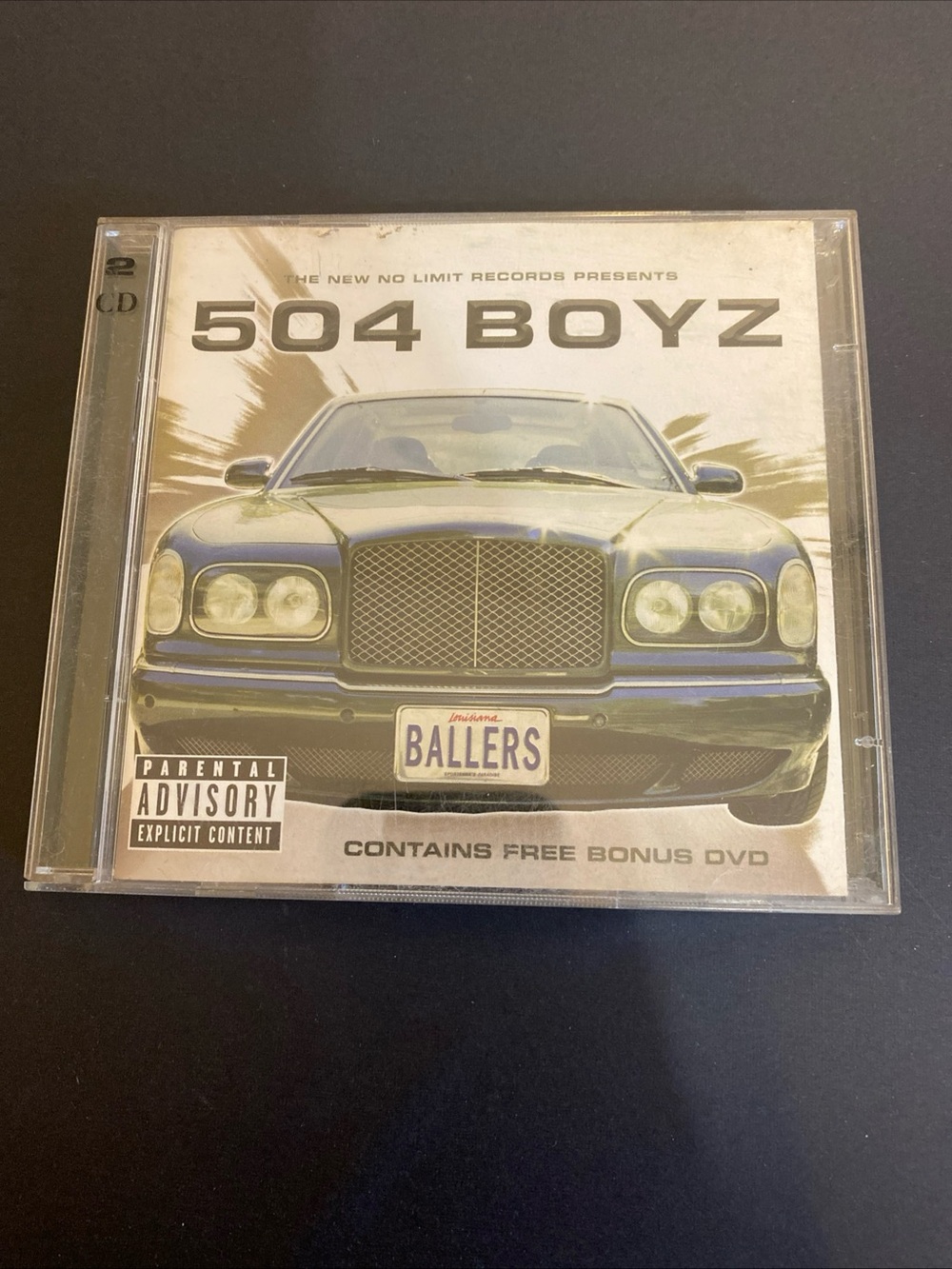 RARE VINTAGE 504 BOYZ BALLERS CD/DVD THE NEW NO‎ LIMIT RECORDS MASTER P RAP 2002